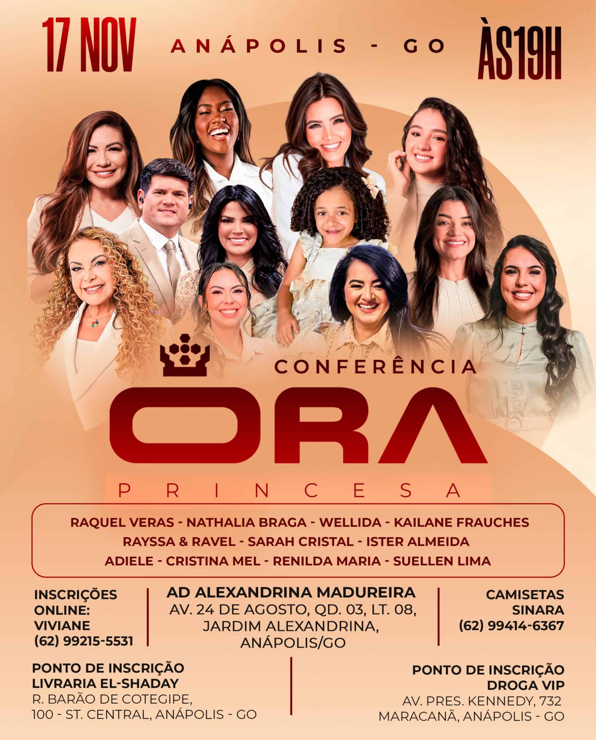 Arte da Conferência ORA Princesa 2026